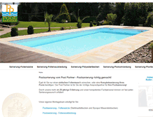 Tablet Screenshot of pool-sanierung.com